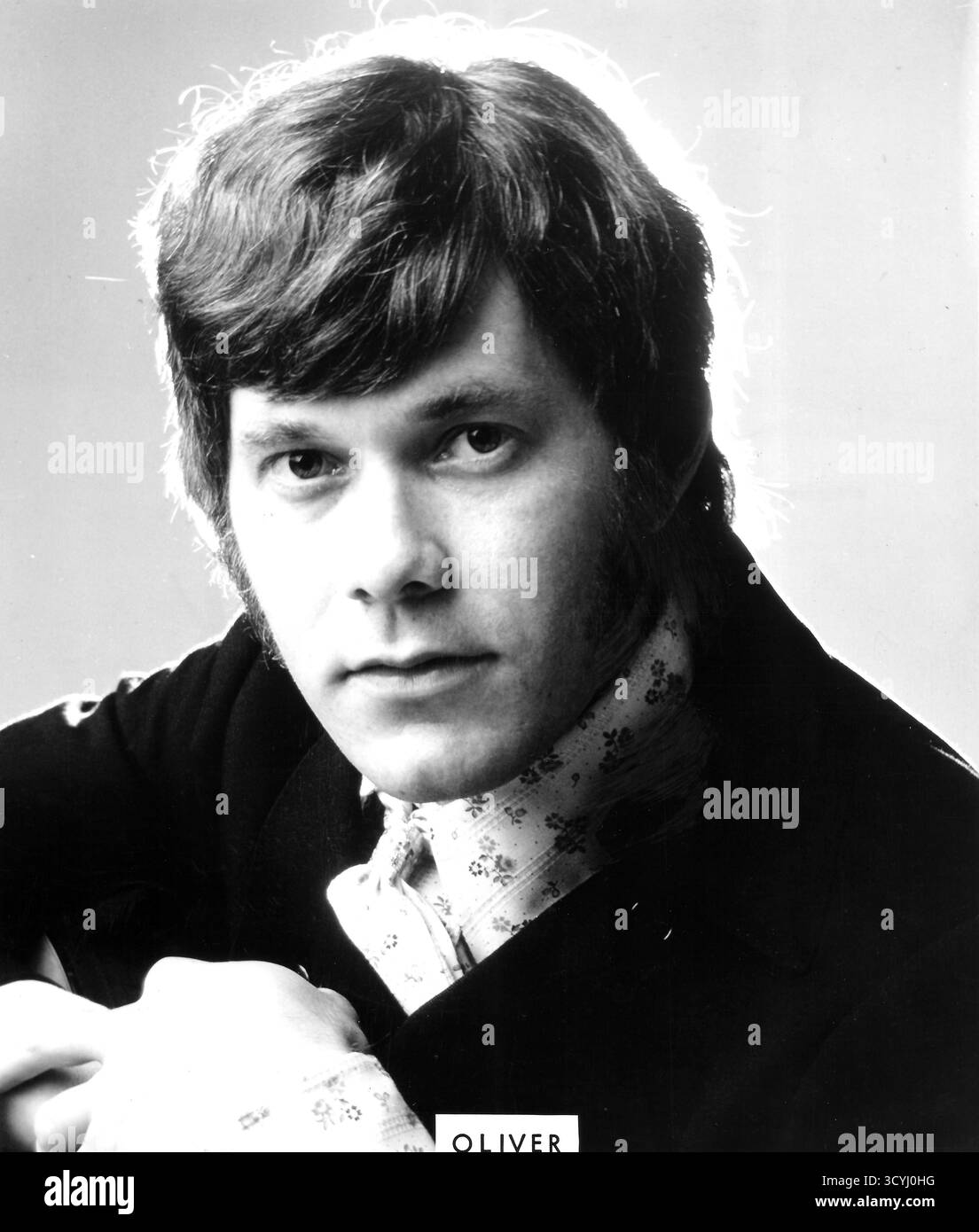 Pressefoto des Sängers Oliver (William Oliver Swofford) für sein Album Good Morning Starshine 1969 Stockfoto