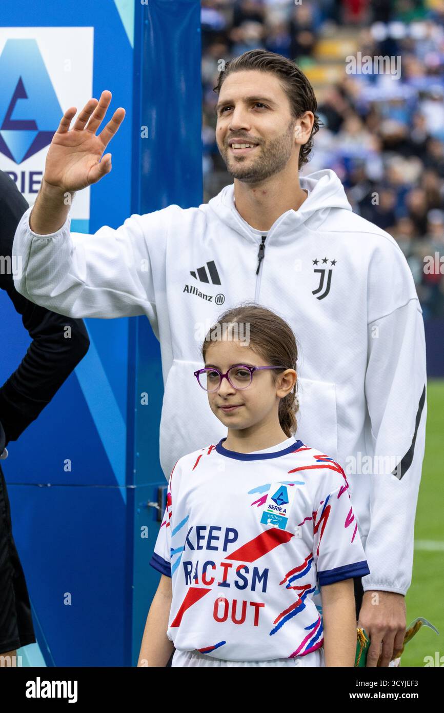 Como, Italien. Oktober 2025. locatelli manuel Juventus FC während der Serie A Como 1907 gegen Juventus FC - Como 19. oktober 2025 Stockfoto