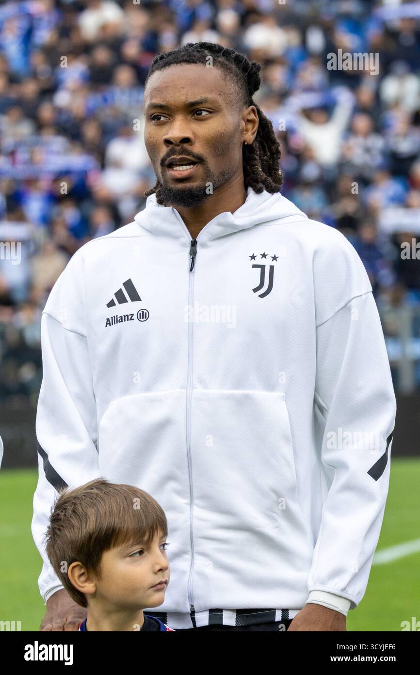 Como, Italien. Oktober 2025. thuram khephren Juventus FC während der Serie A Como 1907 gegen Juventus FC - Como 19. oktober 2025 Stockfoto