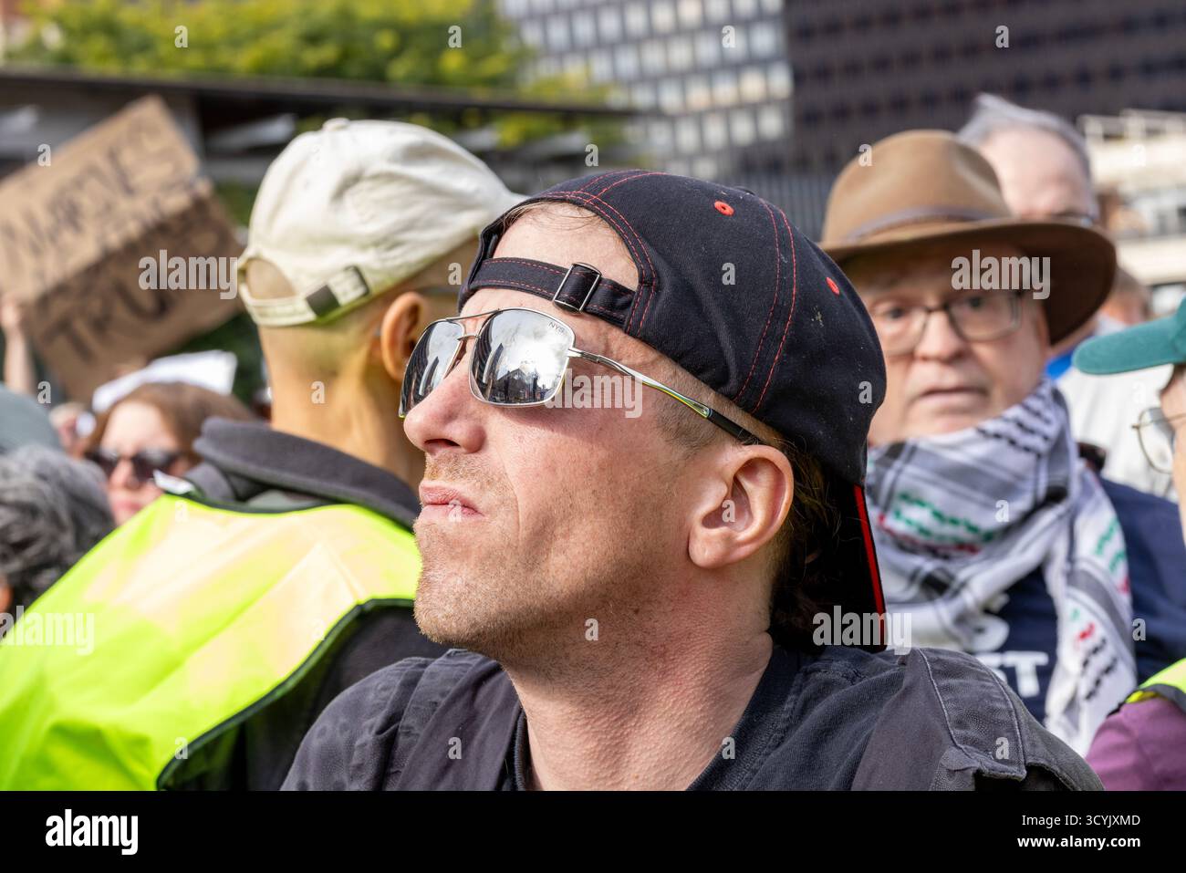 No King March in Philadelphia 18. Oktober Stockfoto