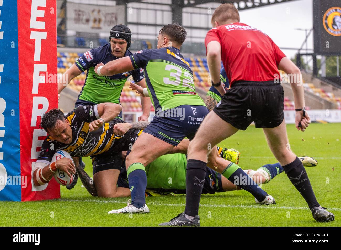 Sam Cook von York Knights Stockfoto