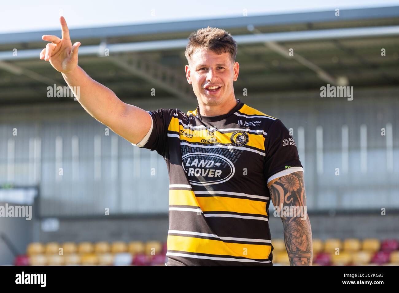 Jesse Dee von York Knights Stockfoto