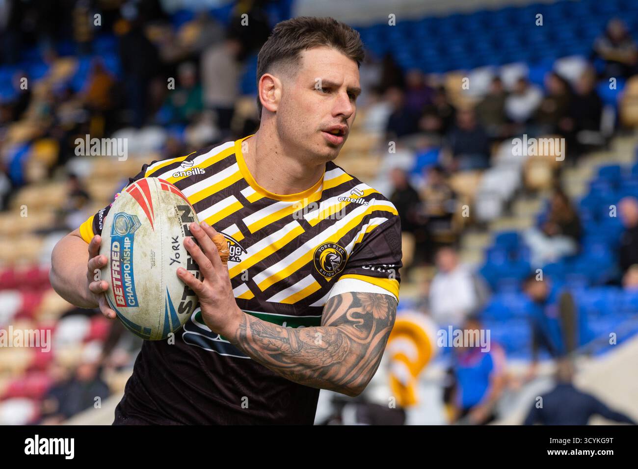 Jesse Dee von York Knights Stockfoto