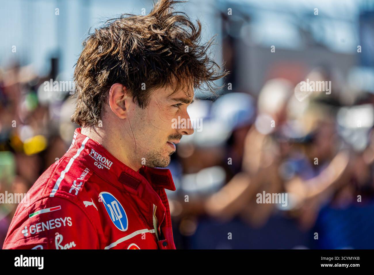 Austin, Texas, USA, 19. Oktober 2025, Charles Leclerc, Ferrari, während des Renntages F1, Copyright: Filip Skripko/Alamy Live News Stockfoto