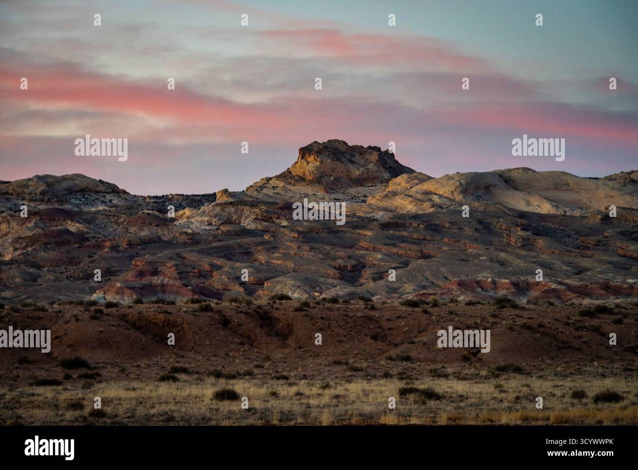 Farbenfroher Sonnenuntergang in Utah Stockfoto
