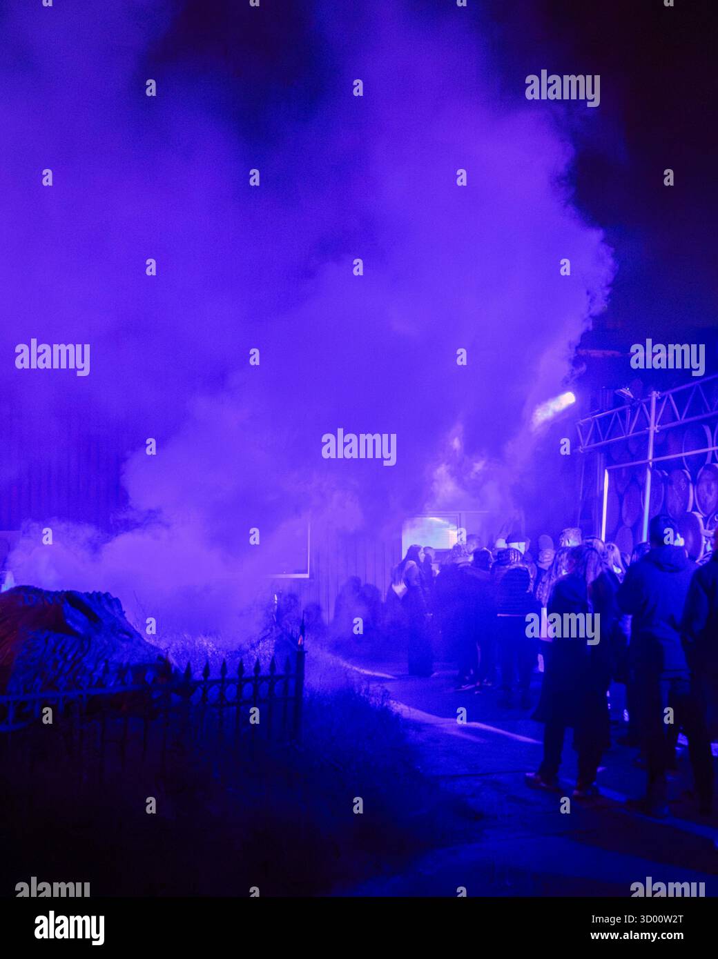 Babelsberg Film Park Horror Nights Oktober 2025 Halloween Saison Stockfoto