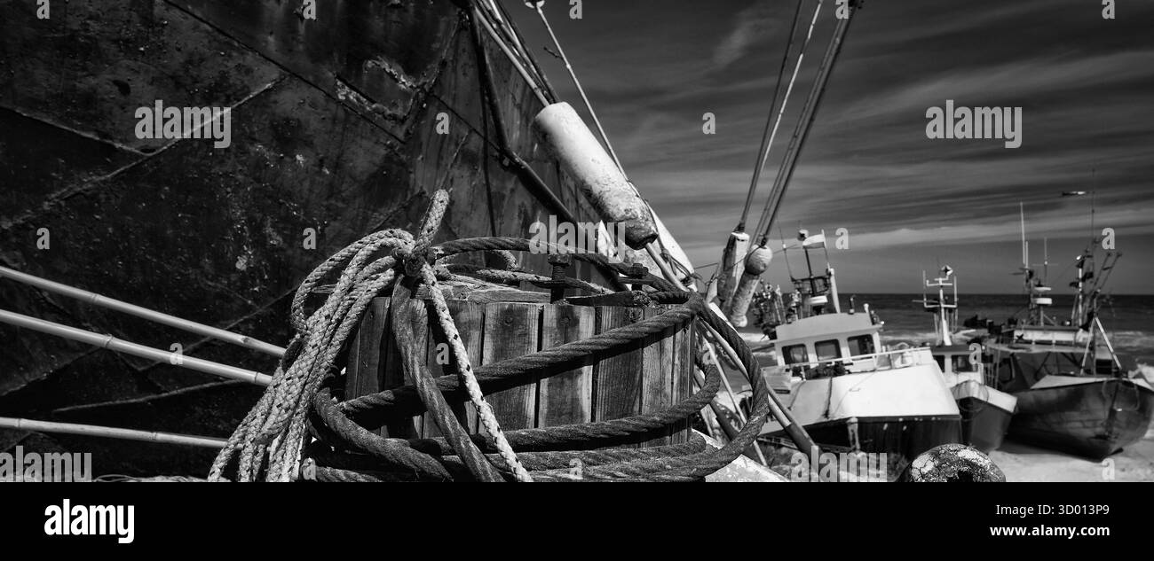 ANGELHAFEN Stockfoto