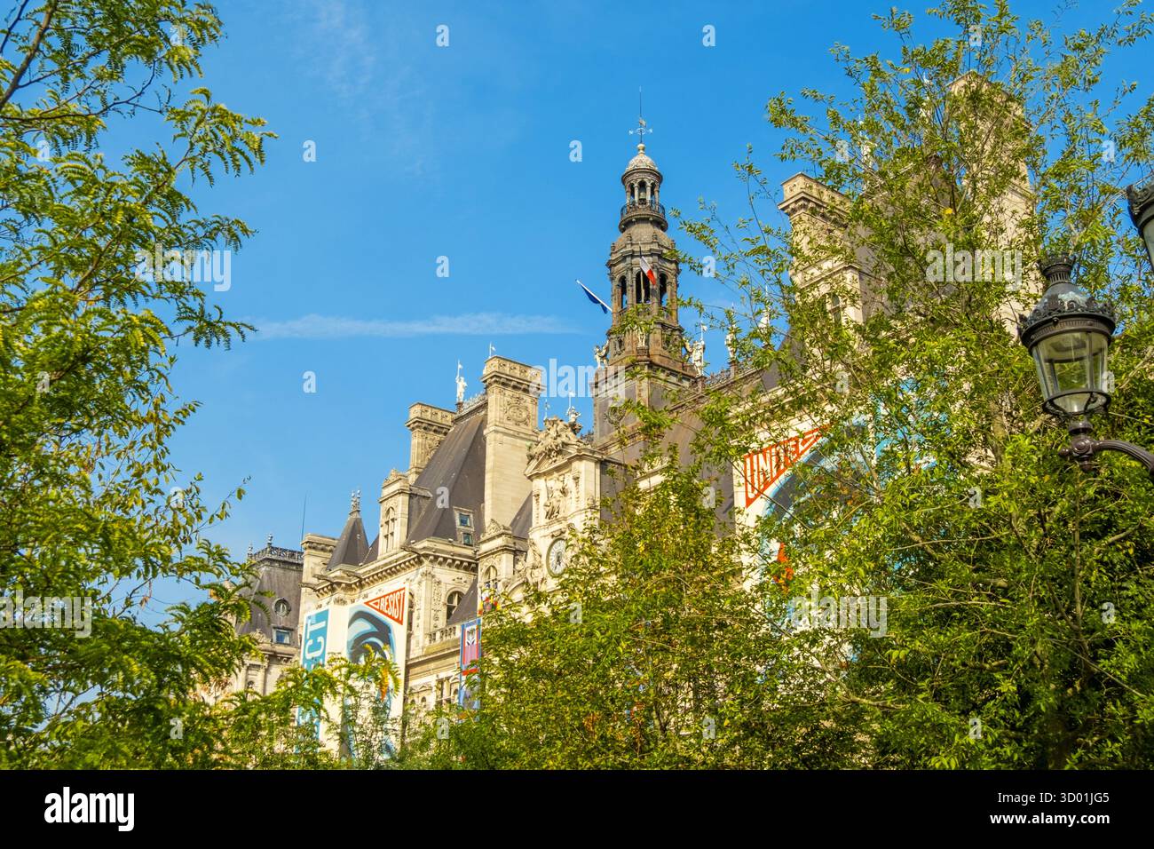 Frankreich, Paris, der städtische Wald auf dem Rathausplatz Stockfoto