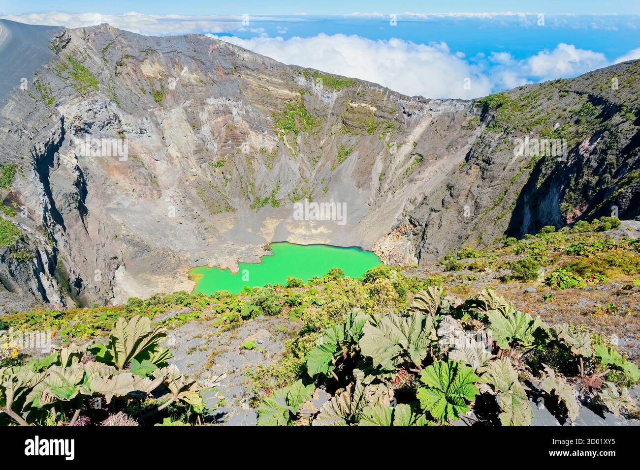 Costa Rica, Provinz Cartago, Irazú Vulkan, Irazú Vulkan Nationalpark Stockfoto