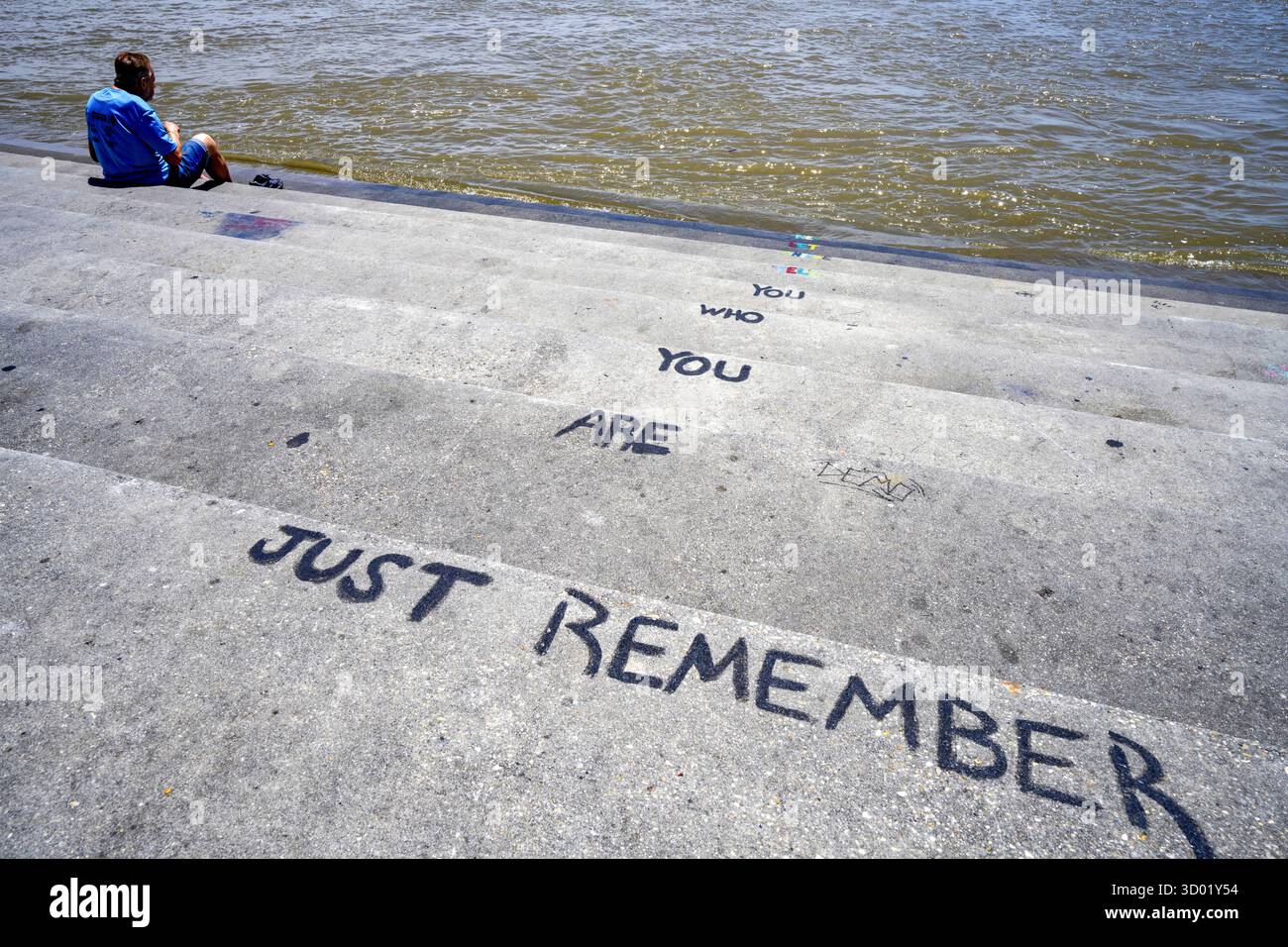 USA, Louisiana, New Orleans, Dampfschiff auf dem Mississippi River Stockfoto