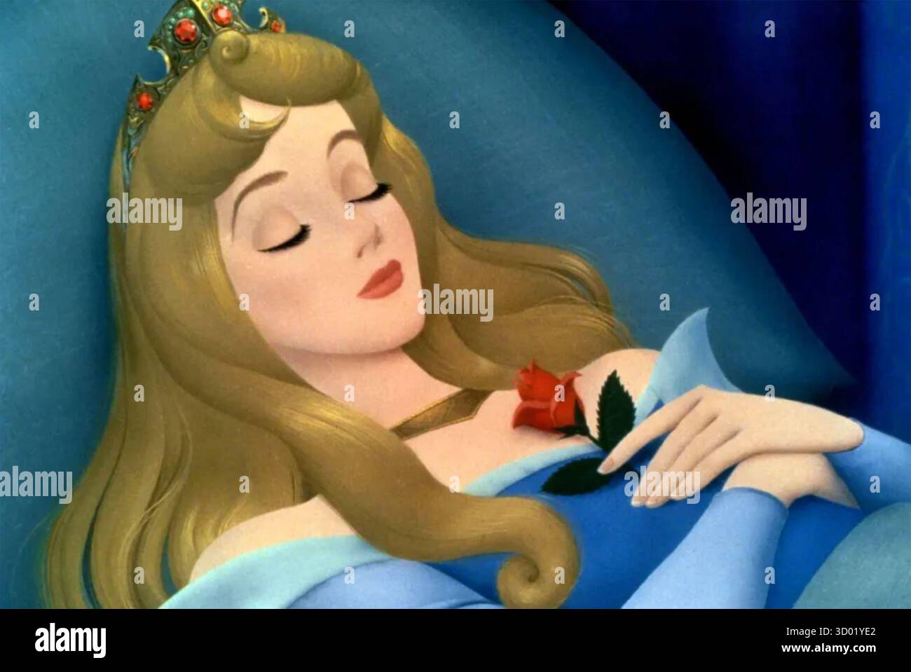 SLEEPING BEAUTY 1959 Walt Disney Productions Film mit Prinzessin Aurora gesungen von Mary Costa Stockfoto
