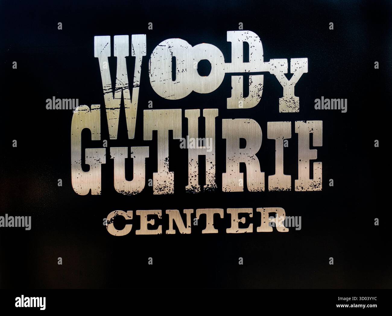 Woody Guthrie Center in Tulsa Oklahoma Stockfoto