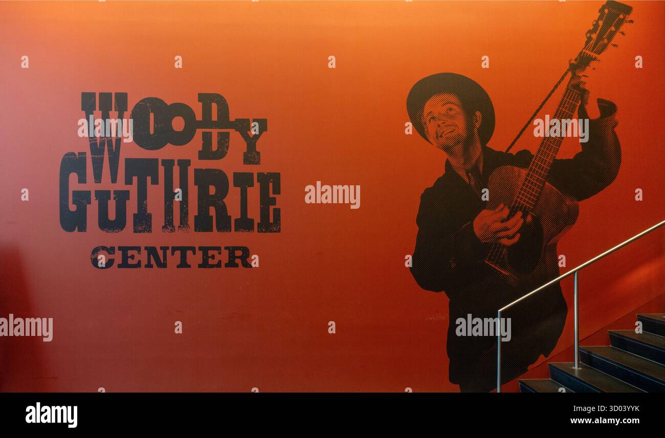 Woody Guthrie Center in Tulsa Oklahoma Stockfoto
