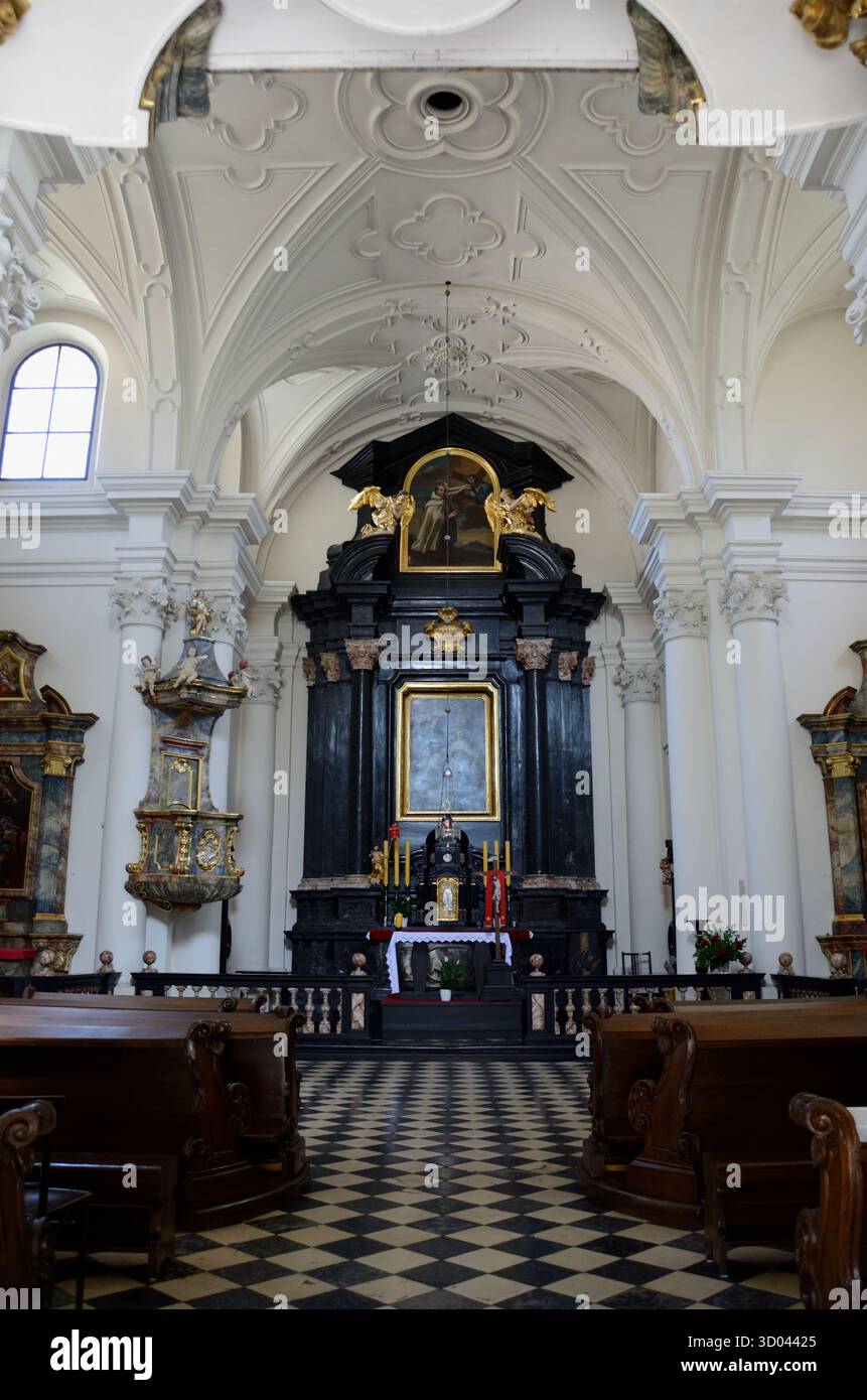 Kirche St. Teresa von Jesus und St. Johannes vom Kreuz, Krakau, Polen, Europa Stockfoto
