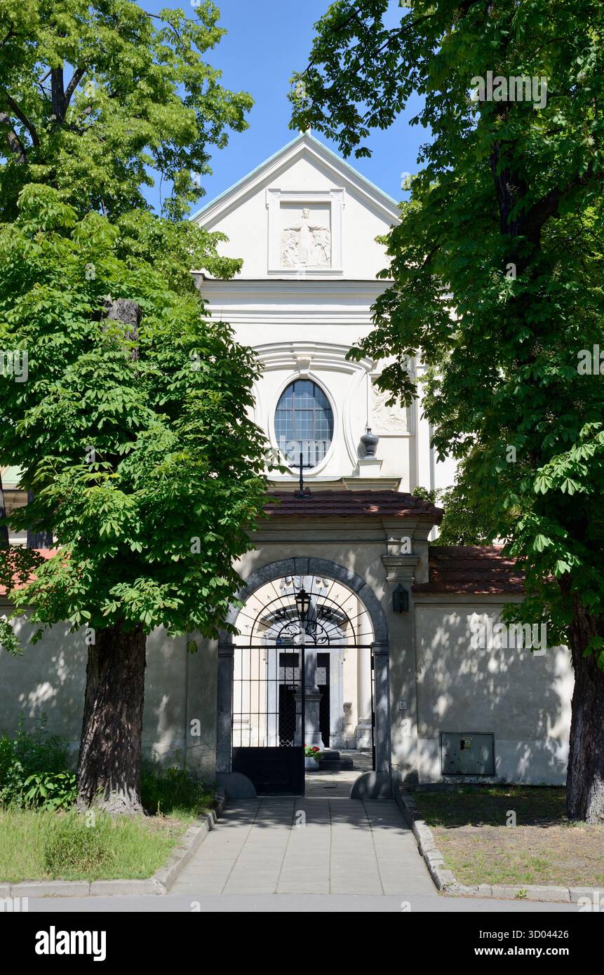 Kirche St. Teresa von Jesus und St. Johannes vom Kreuz, Krakau, Polen, Europa Stockfoto