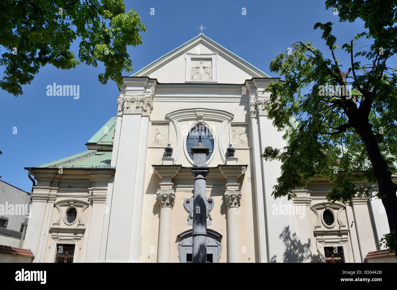 Kirche St. Teresa von Jesus und St. Johannes vom Kreuz, Krakau, Polen, Europa Stockfoto