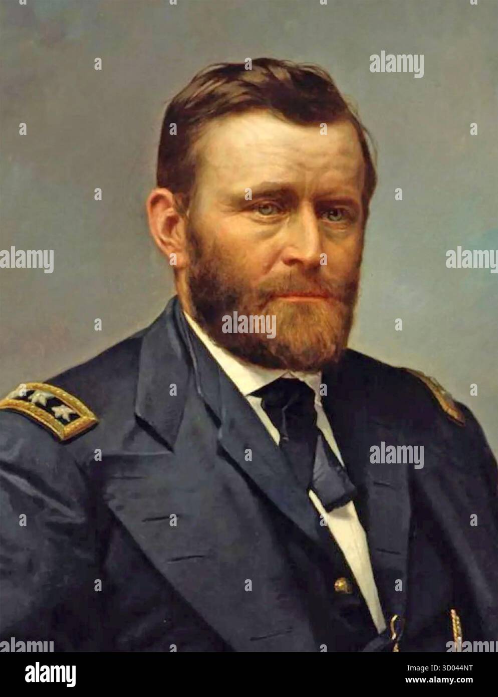 ULYSSES S. GRANT (1822–1885) kommandierender General im Amerikanischen Bürgerkrieg gemalt un 1866 von Constant Mayer Stockfoto