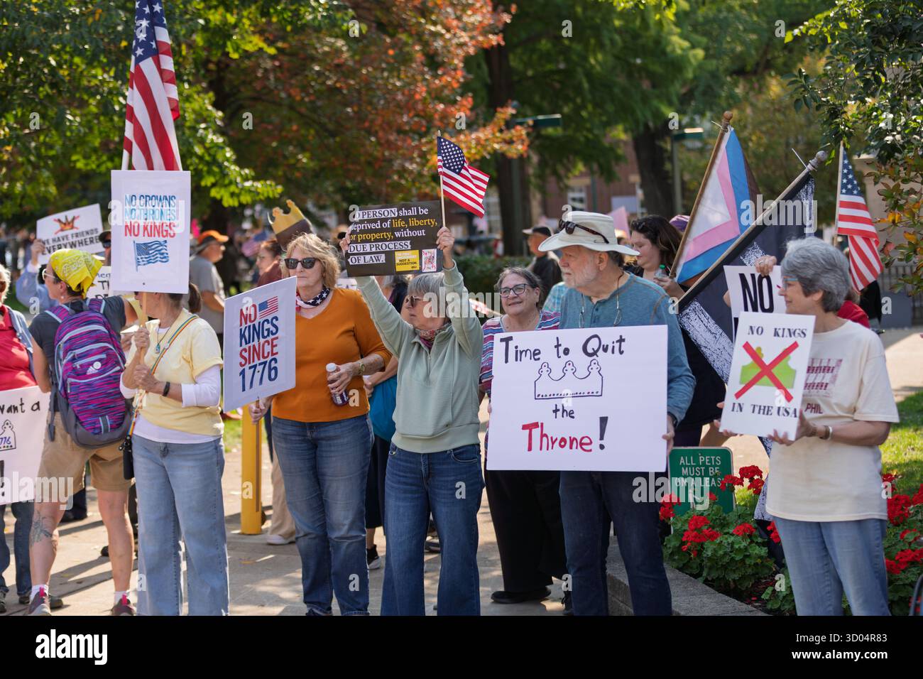 Keine Kings Rally, Mount Vernon OH Stockfoto