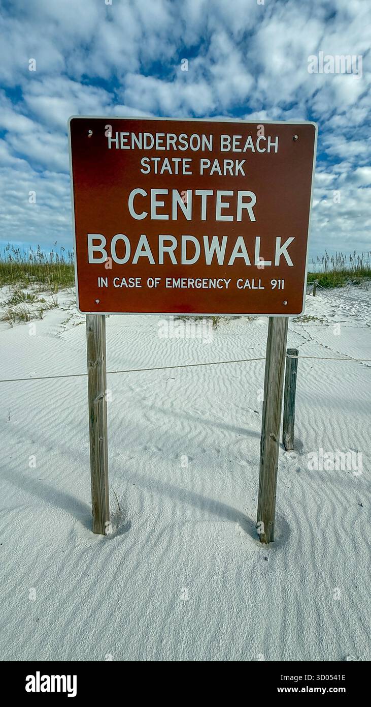 Henderson Beach State Park Florida Stockfoto