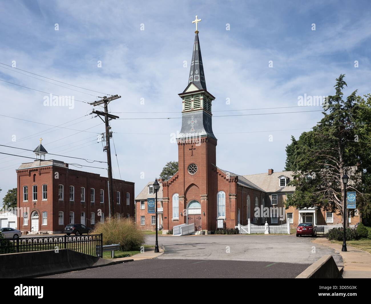 Katholische Kirche St. Ferdinand, Ort: Florissant MO Stockfoto