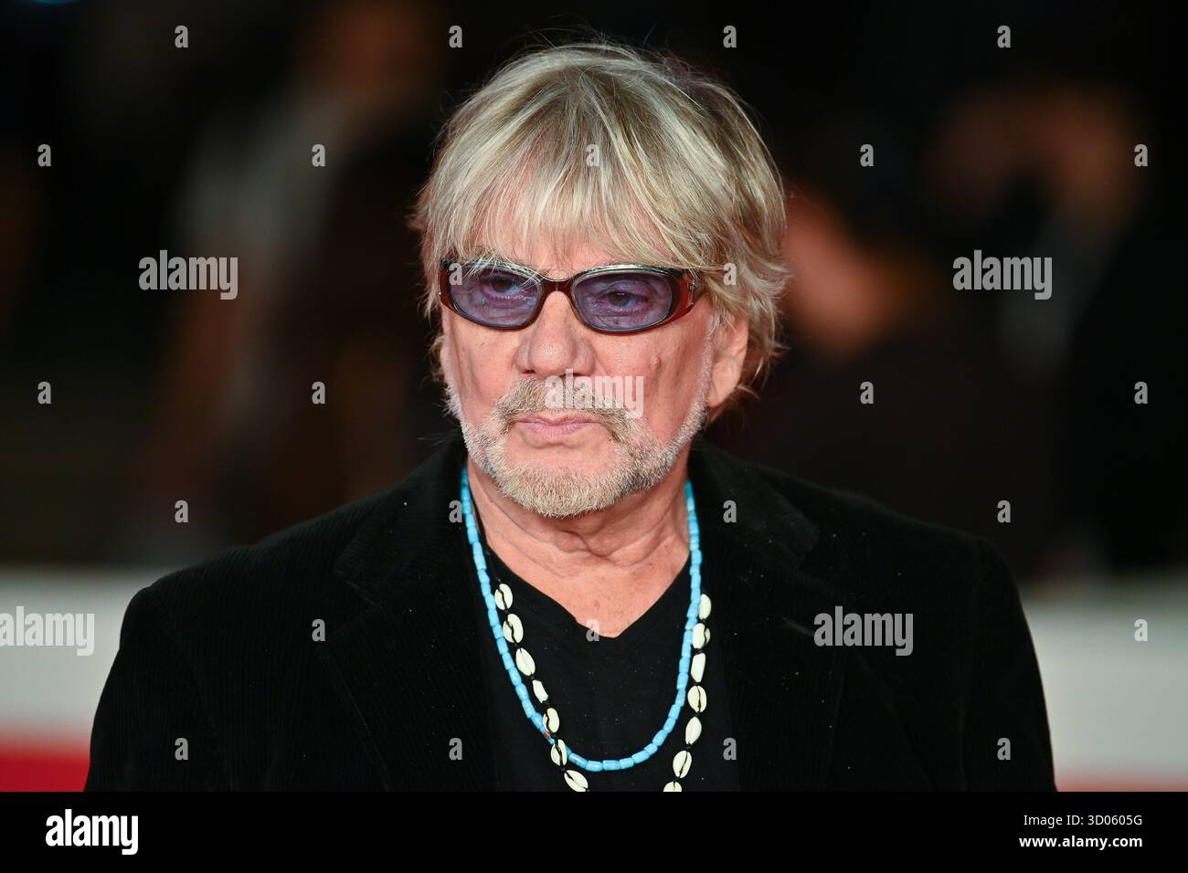 Tony Esposito besucht den roten Teppich RINO GAETANO SEMPRE Più BLU während des 20. Rom Film Festivals im Auditorium Parco Della Musica am 21. Oktober 2025 in Rom. Quelle: Domenico Cippitelli/Alamy Live News Stockfoto