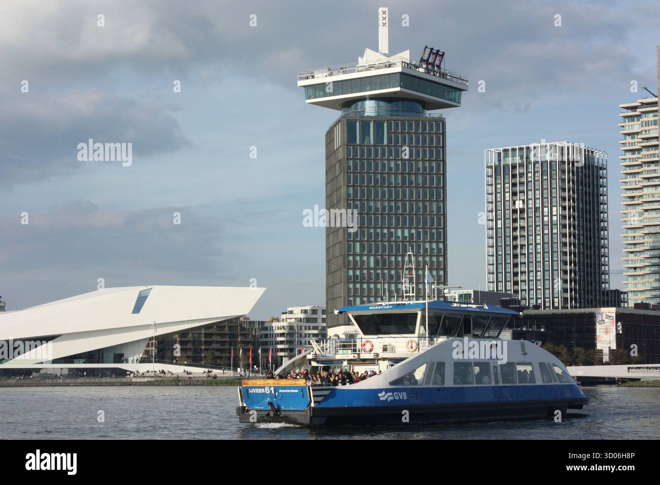 Das Eye Film Museum an der Amstel in Amsterdam, Niederlande Stockfoto