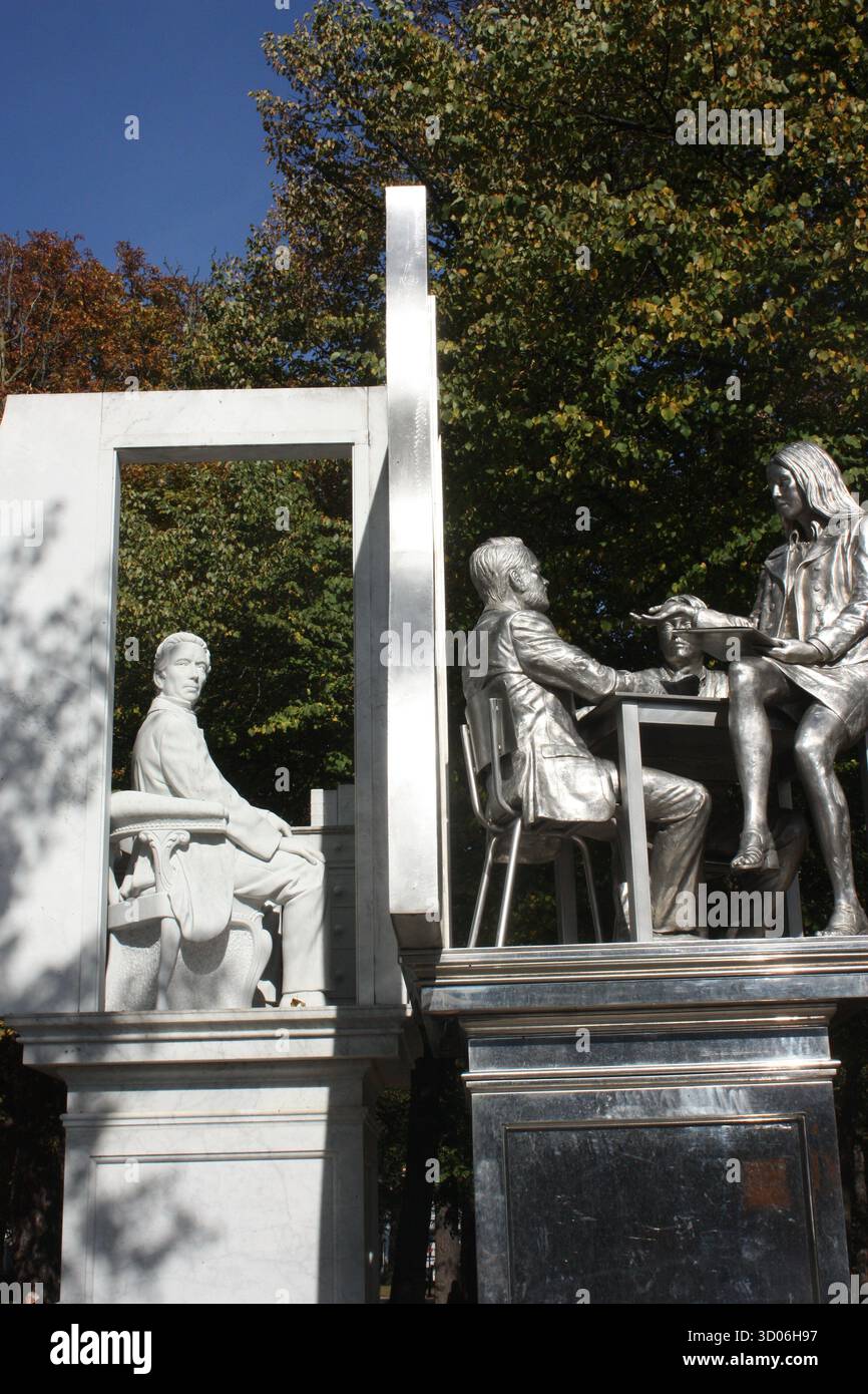 Das Thorbecke-Denkmal in den Haag, Niederlande Stockfoto
