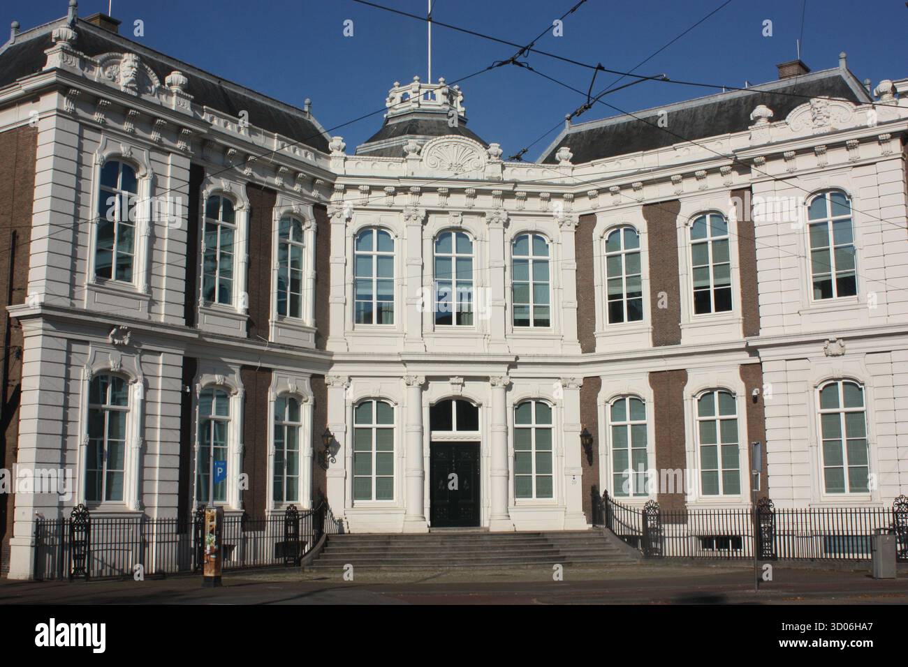Ein Gebäude in Kneuterdijk in den Haag Stockfoto