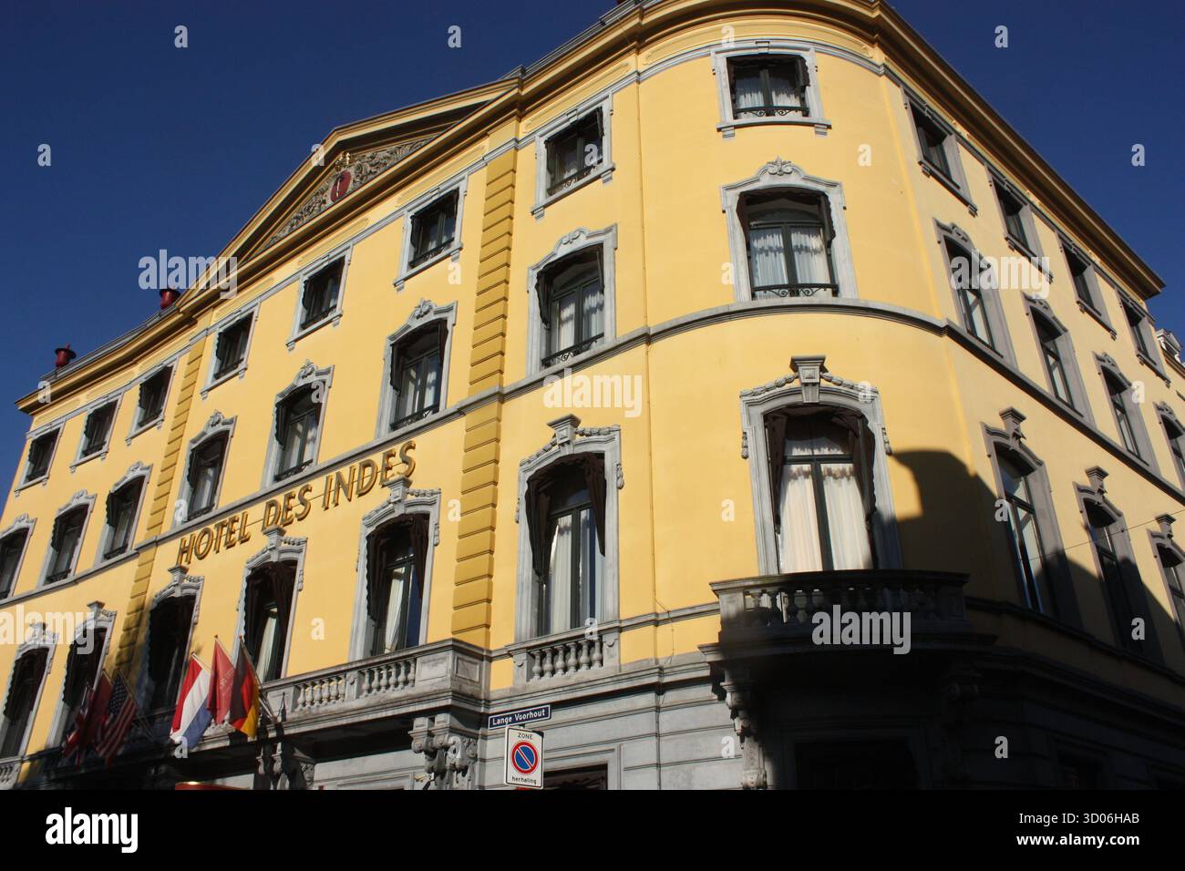 Das Hotel des Indes in den Haag Stockfoto