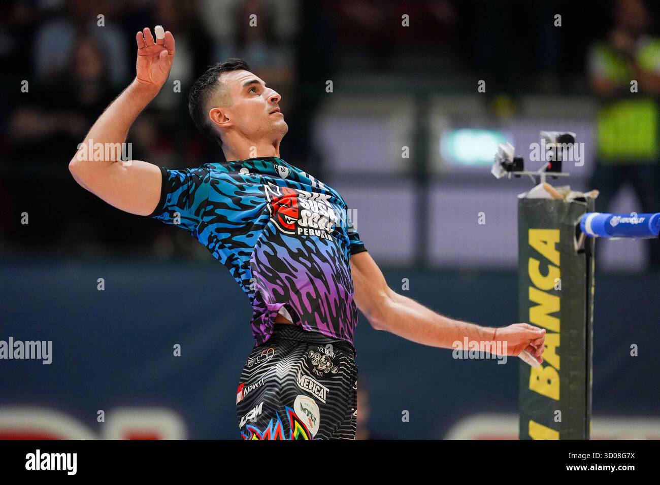 Monza, Italien. Oktober 2025. Simone Giannelli, während Vero Volley Monza gegen Sir Susa Scai Perugia, Superlega Credem Banca. Quelle: Alessio Morgese / Alamy Live News Stockfoto