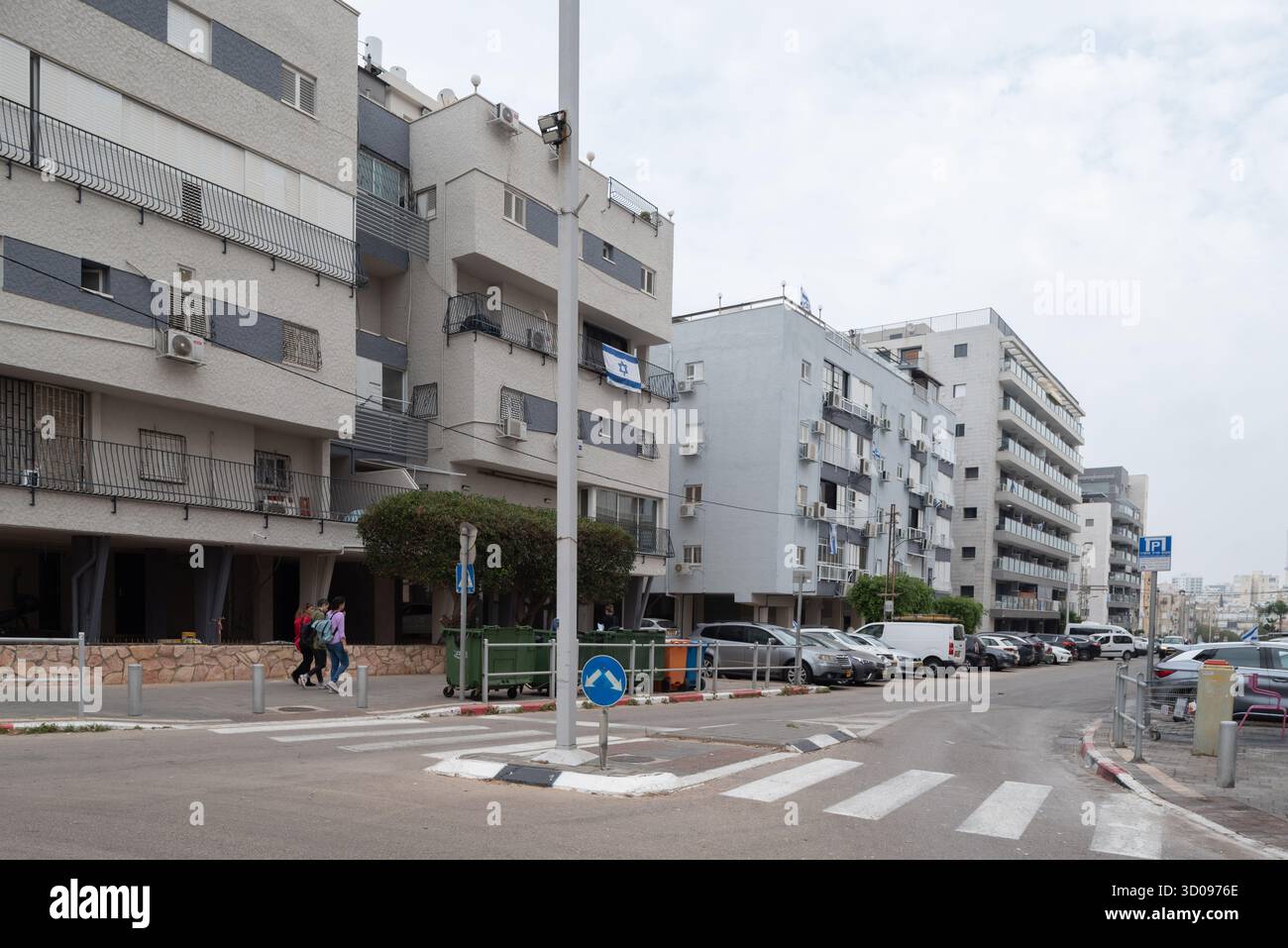 Israel, bat Yam - 5. dezember 2023: Stadtzentrum von bat Yam Stockfoto