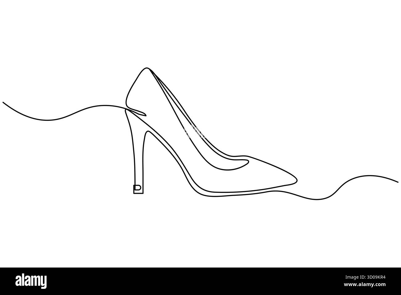 Schuhe Symbol durchgehende einzeilige Zeichnung minimalistischer Umrissvektor Illustration Stock Vektor Schuhe Symbol durchgehende einzeilige Zeichnung minimalistischer Umrissvektor Illustration Stock Vektor