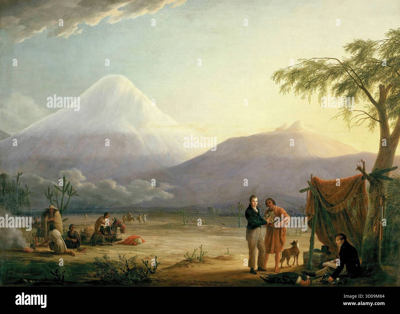 Friedrich Wilhelm Heinrich Alexander von Humboldt geb. 14. September 1769 in Berlin. 6. Mai 1859 ebenda, deutscher Forschungsreisender mit einem Stockfoto