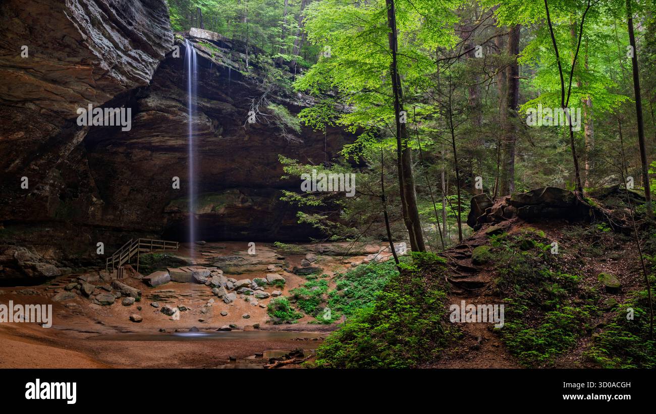 Ash Cave, Hocking Hills State Park, Ohio Stockfoto