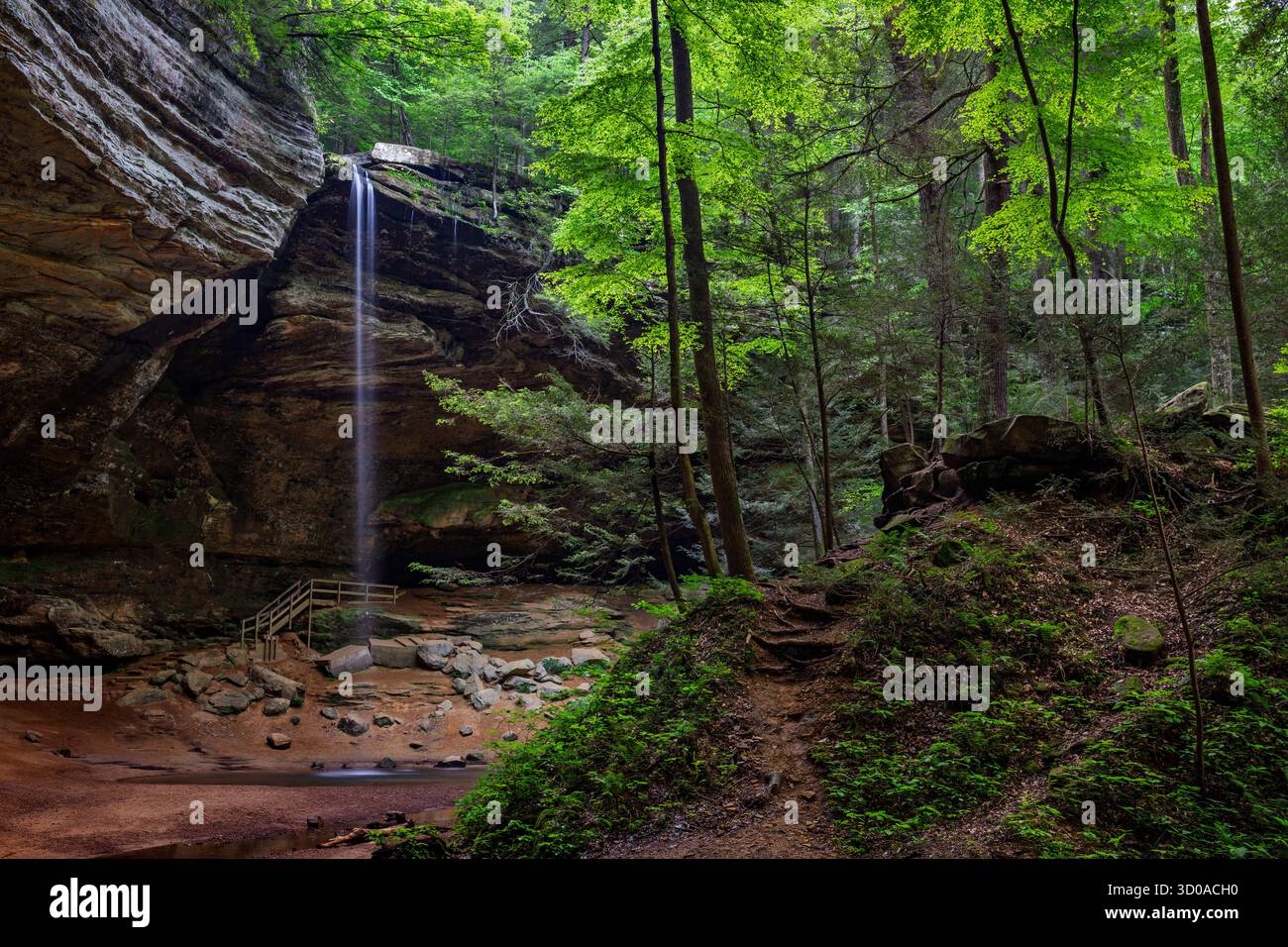 Ash Cave, Hocking Hills State Park, Ohio Stockfoto