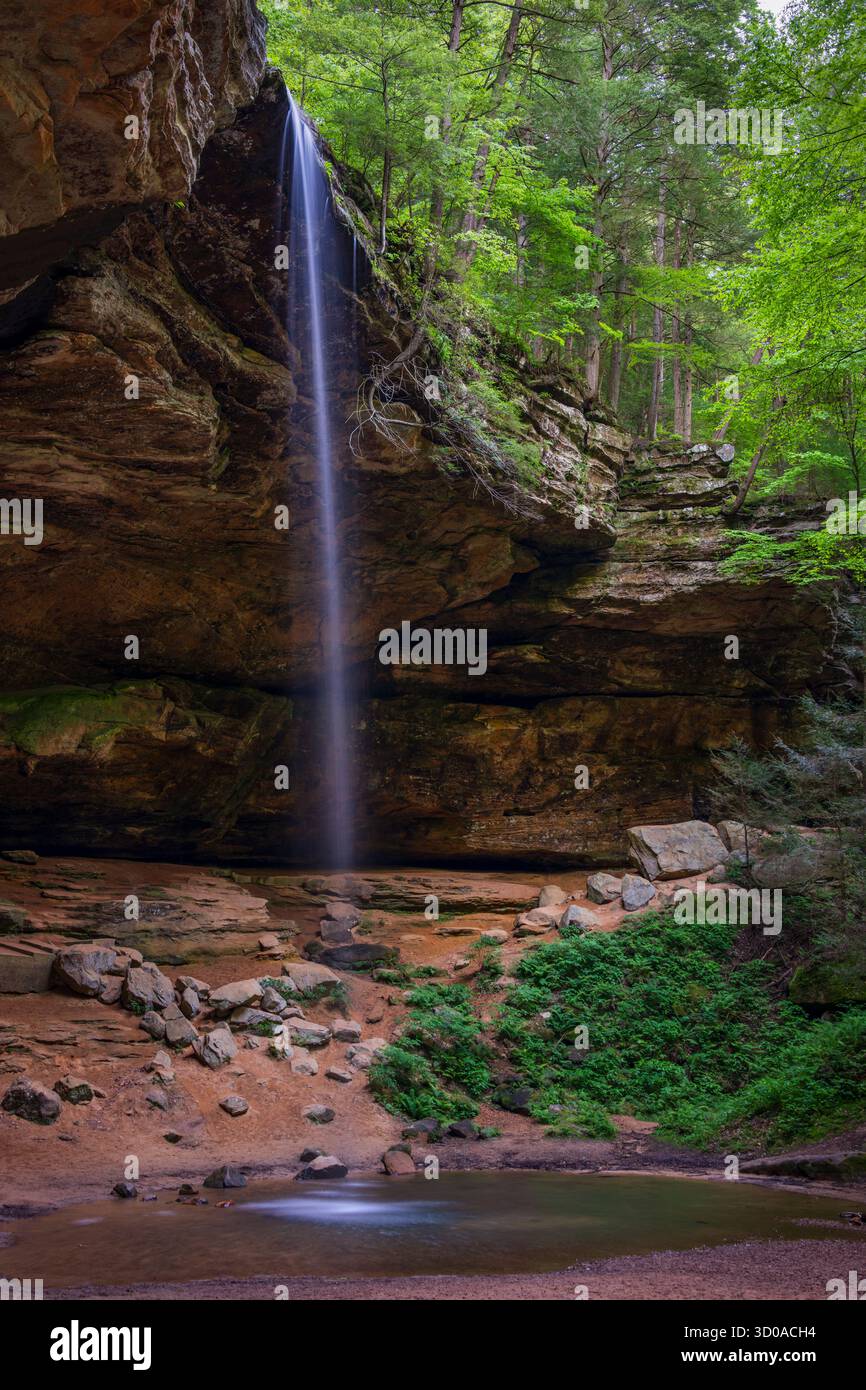 Ash Cave, Hocking Hills State Park, Ohio Stockfoto