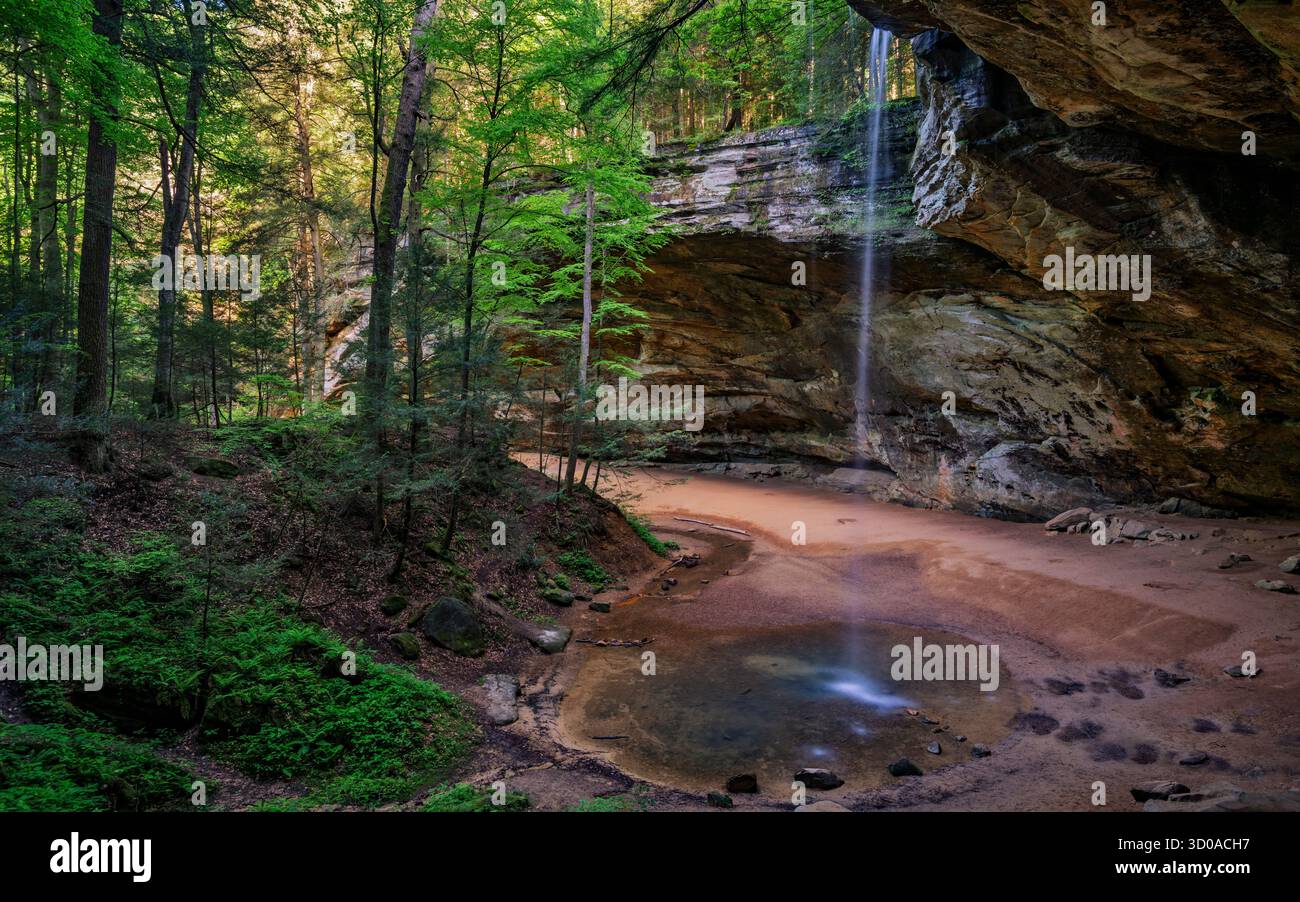 Ash Cave, Hocking Hills State Park, Ohio Stockfoto