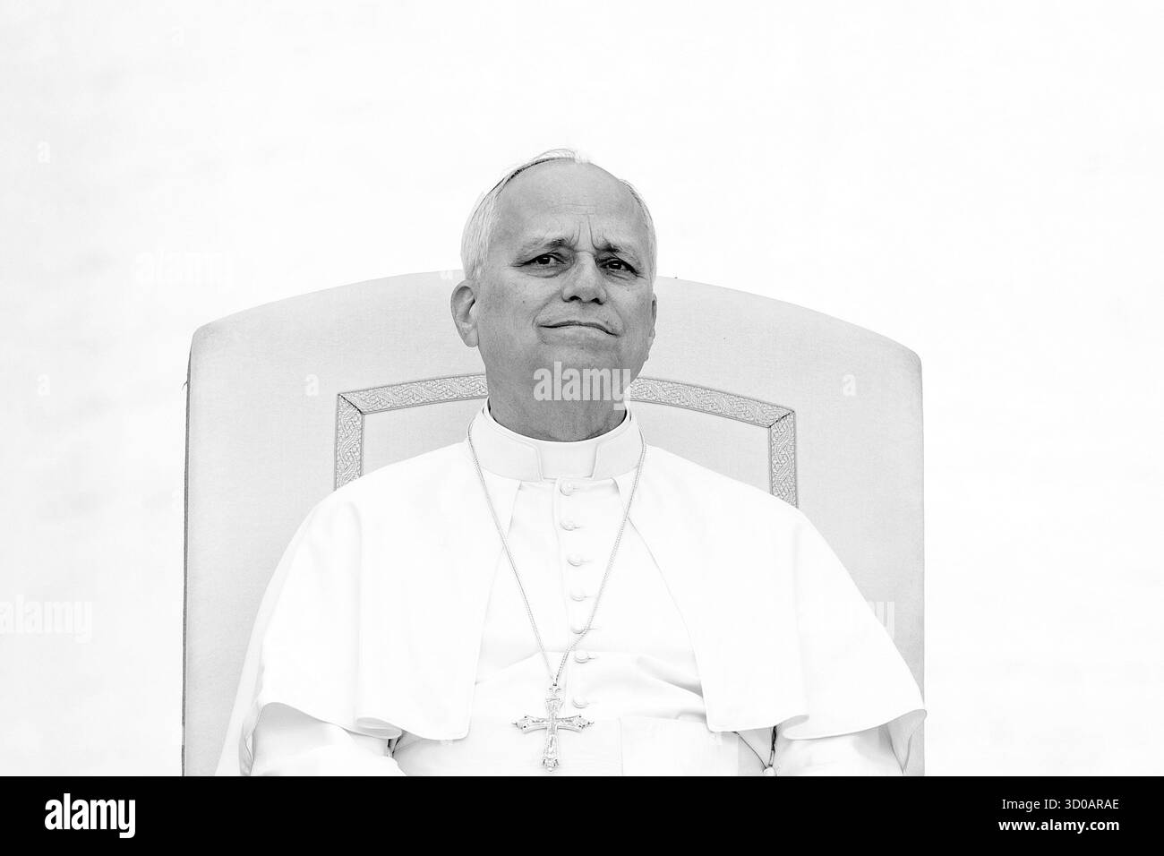 Vatikan, Vatikan. Oktober 2025. **NO LIBRI** Italien, Rom, Vatikan, 2025/10/22 .Papst Leo XIV. Während der wöchentlichen Generalaudienz auf dem Petersplatz im Vatikan Foto von ALESSIA GIULIANI /Catholic Press Photo Credit: Independent Photo Agency/Alamy Live News Stockfoto