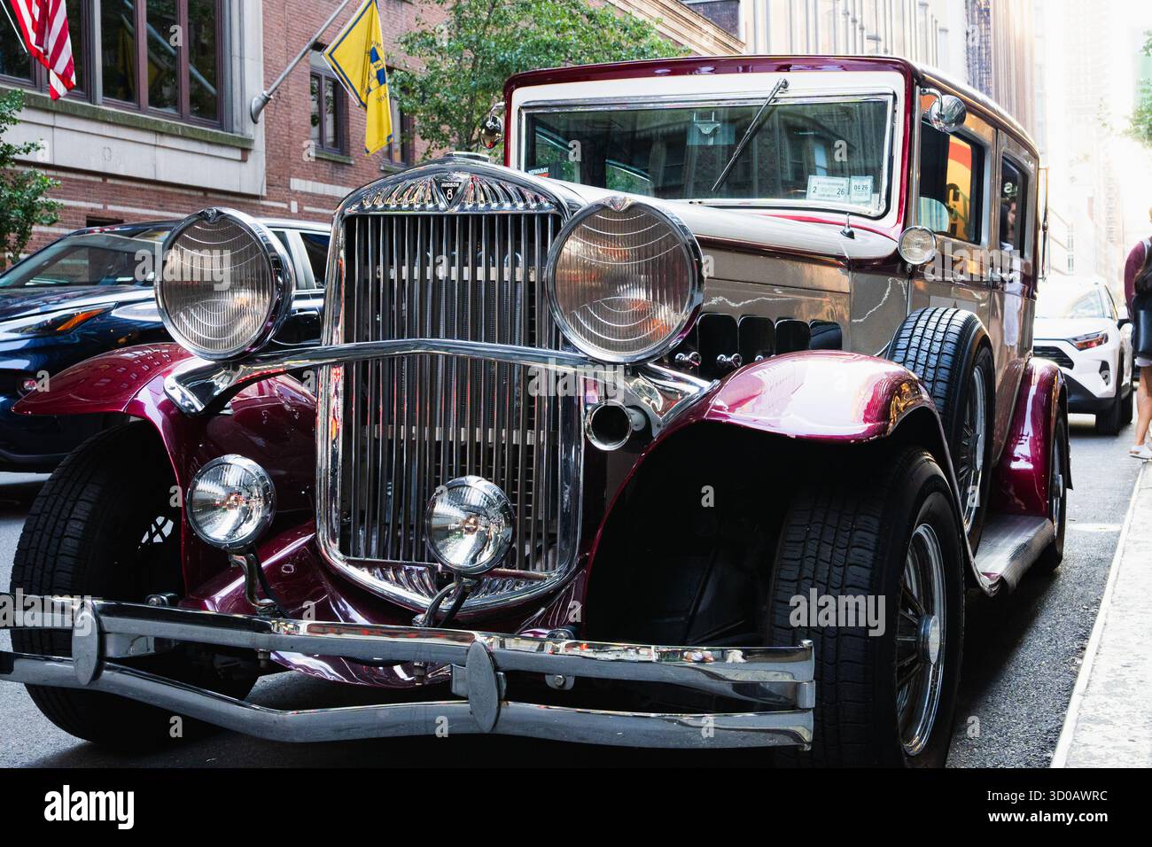 Klassischer Oldtimer mit zeitlosem Stil Stockfoto