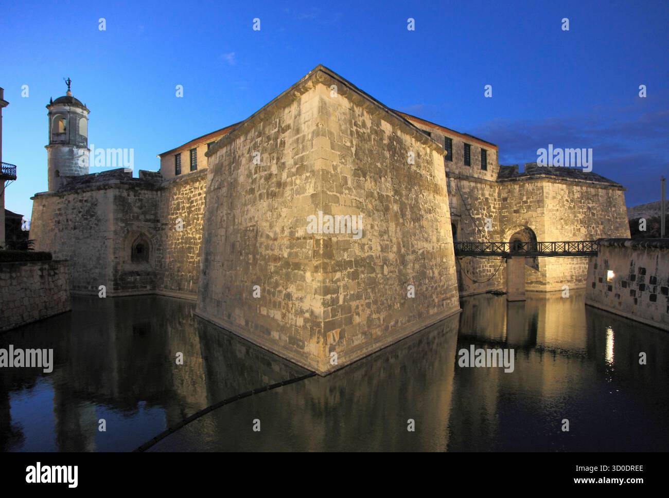 Kuba, Havanna, Castillo de la Real Fuerza, Festung, Stockfoto