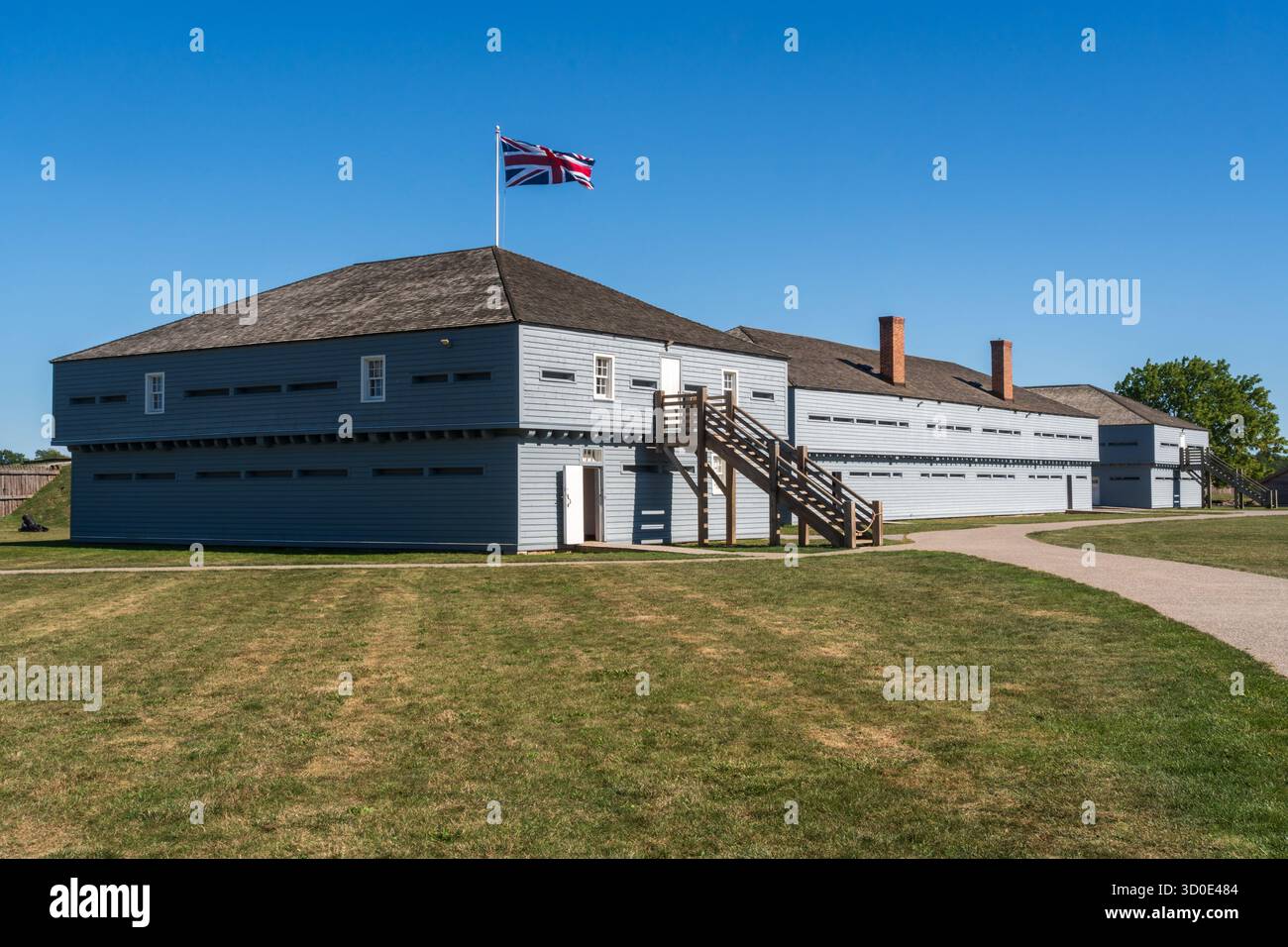 Fort George in Niagara-on-the-Lake ist eine wichtige militärische Festung aus dem Krieg von 1812 Stockfoto