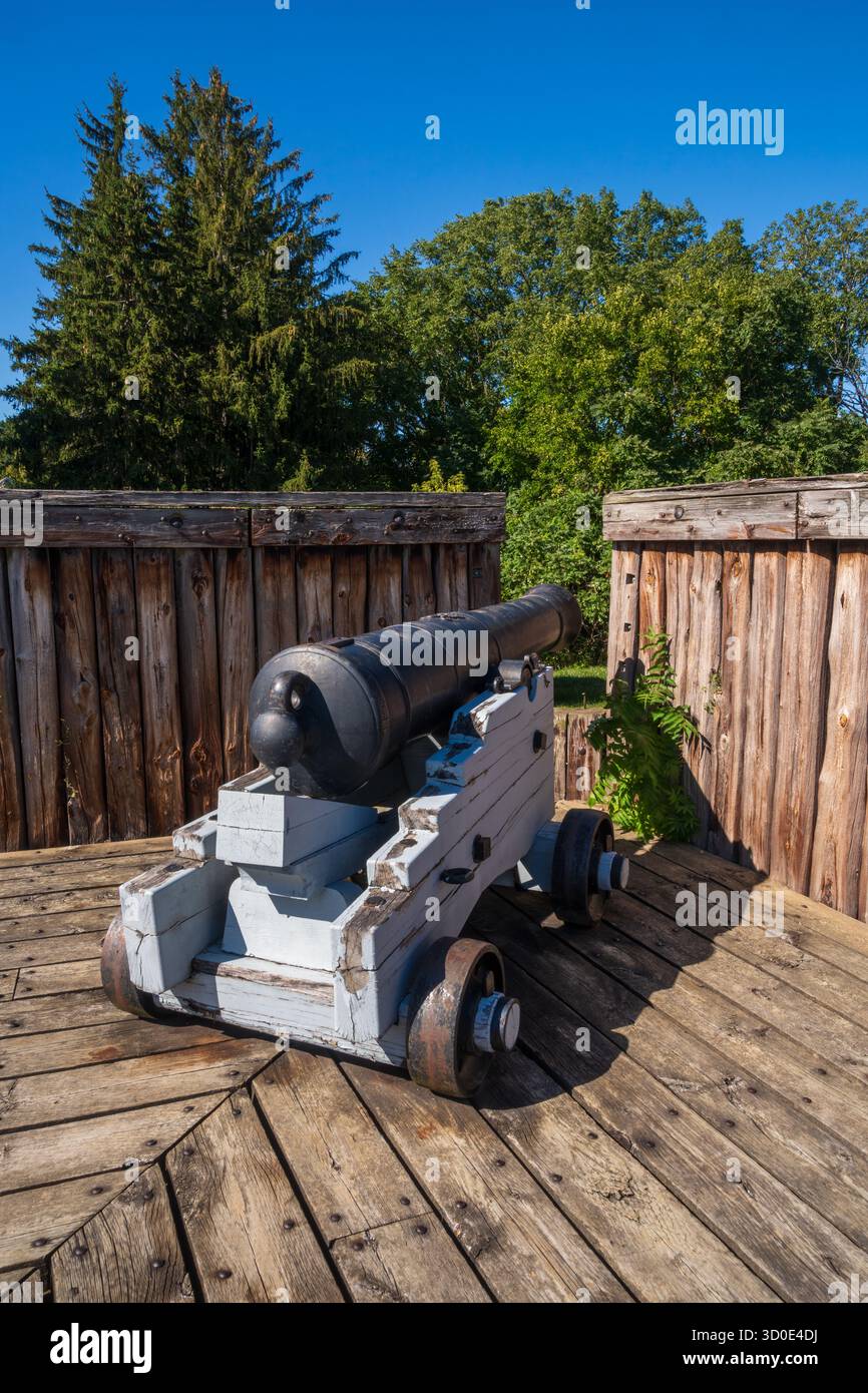 Fort George in Niagara-on-the-Lake ist eine wichtige militärische Festung aus dem Krieg von 1812 Stockfoto