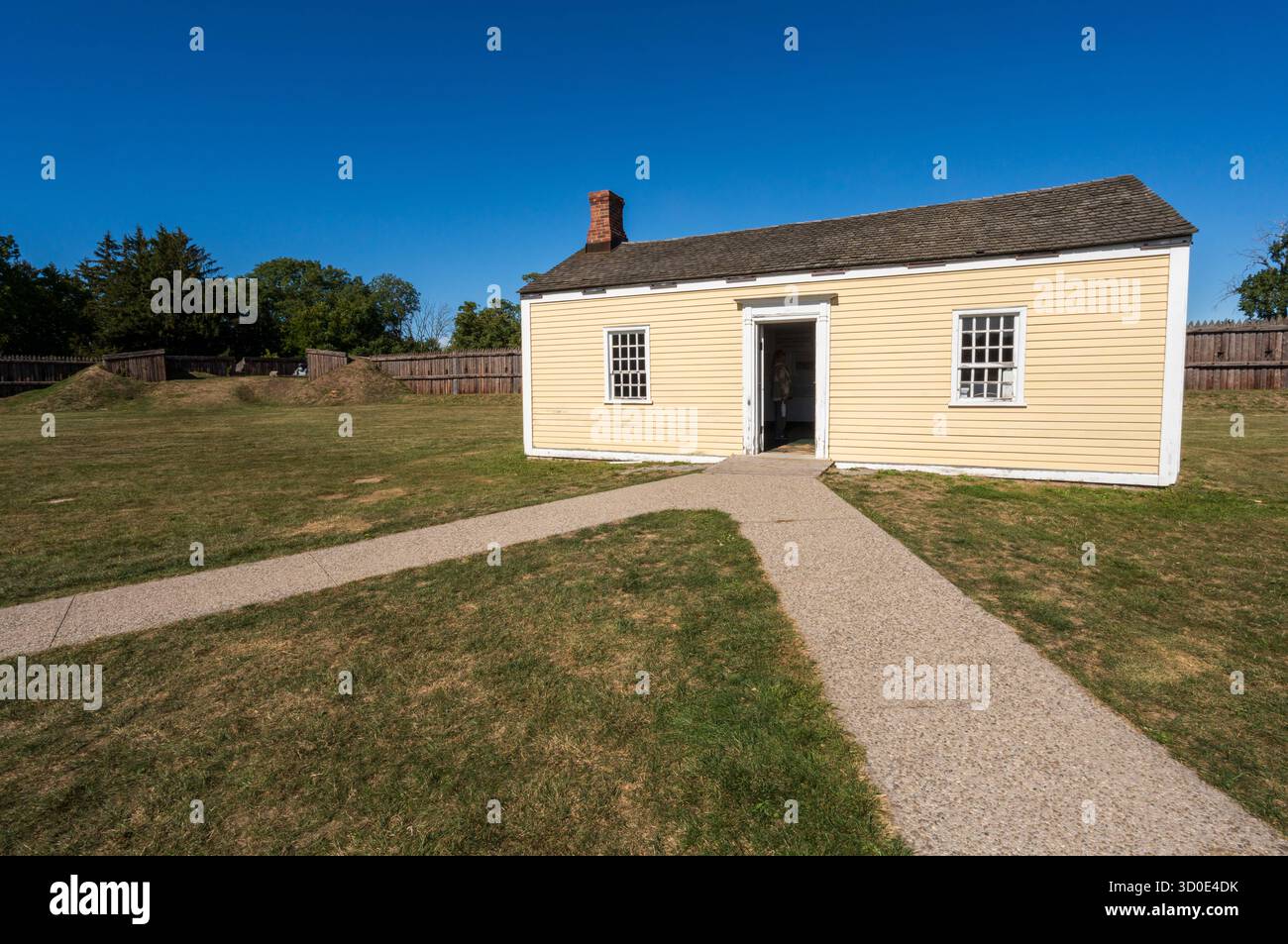 Fort George in Niagara-on-the-Lake ist eine wichtige militärische Festung aus dem Krieg von 1812 Stockfoto