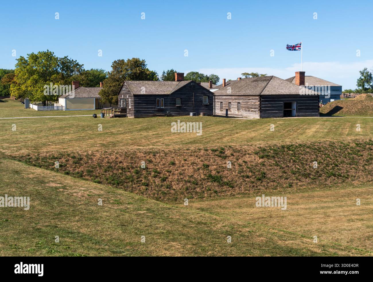 Fort George in Niagara-on-the-Lake ist eine wichtige militärische Festung aus dem Krieg von 1812 Stockfoto