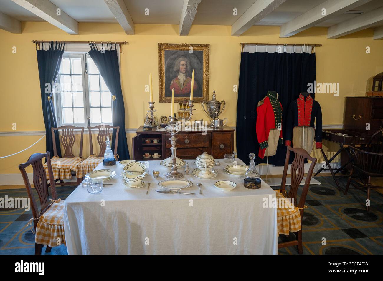 Fort George in Niagara-on-the-Lake ist eine wichtige militärische Festung aus dem Krieg von 1812 Stockfoto