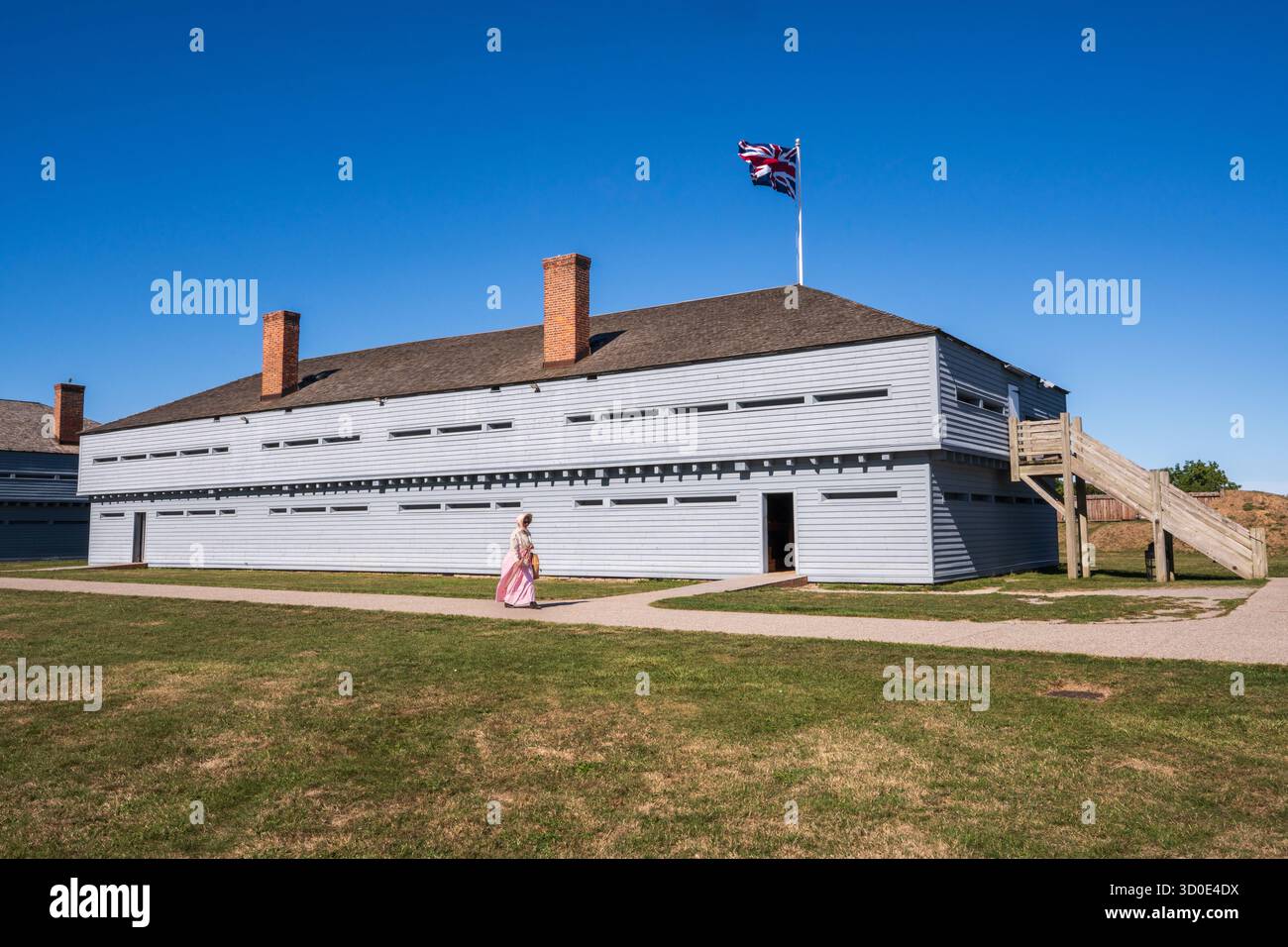 Fort George in Niagara-on-the-Lake ist eine wichtige militärische Festung aus dem Krieg von 1812 Stockfoto