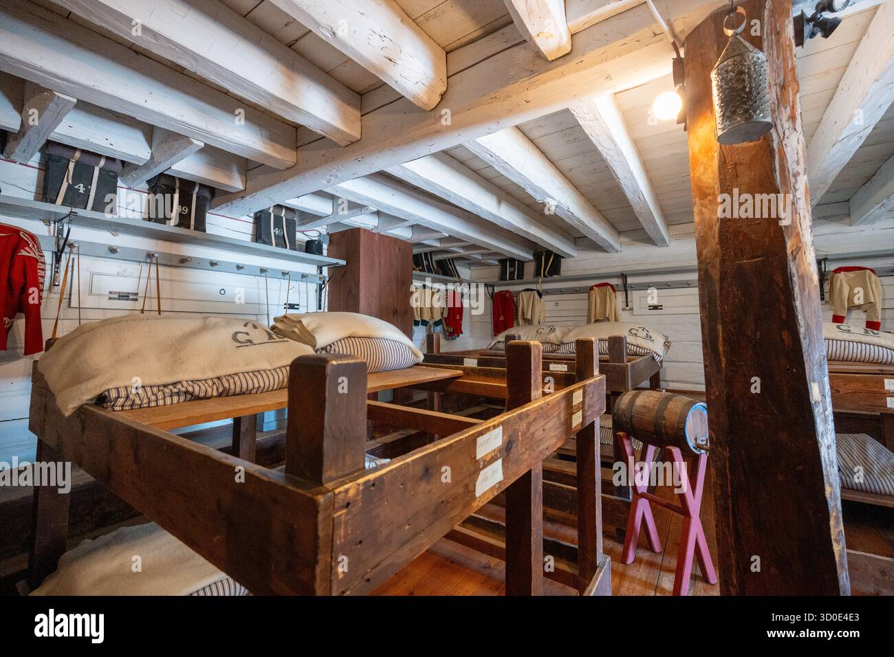 Fort George in Niagara-on-the-Lake ist eine wichtige militärische Festung aus dem Krieg von 1812 Stockfoto