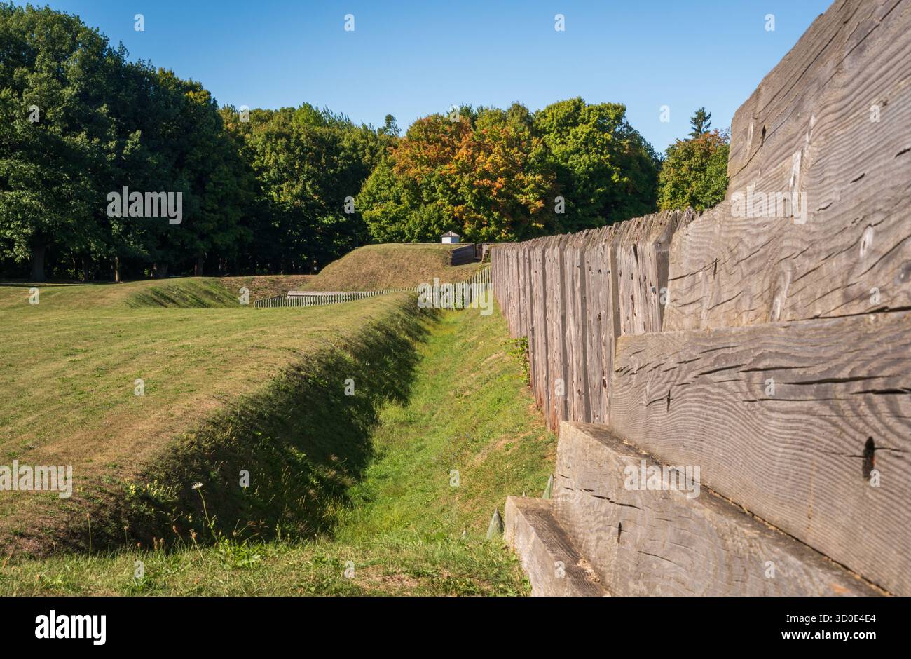 Fort George in Niagara-on-the-Lake ist eine wichtige militärische Festung aus dem Krieg von 1812 Stockfoto