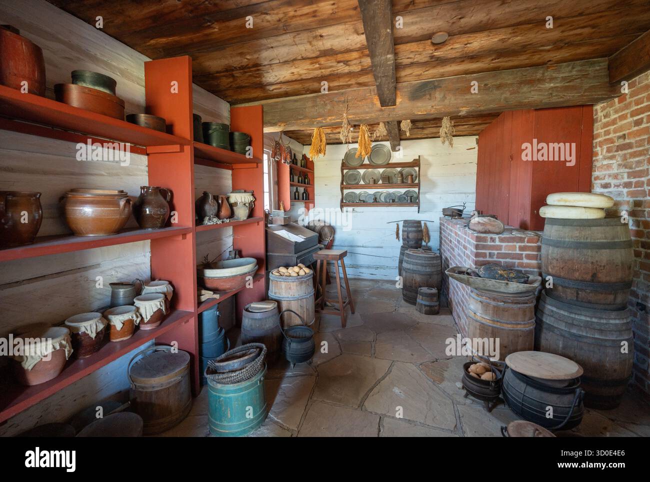 Fort George in Niagara-on-the-Lake ist eine wichtige militärische Festung aus dem Krieg von 1812 Stockfoto