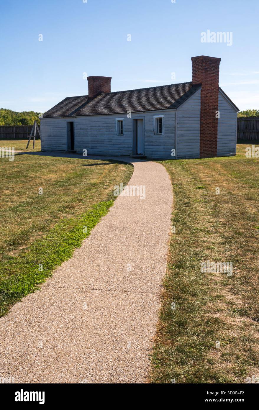 Fort George in Niagara-on-the-Lake ist eine wichtige militärische Festung aus dem Krieg von 1812 Stockfoto